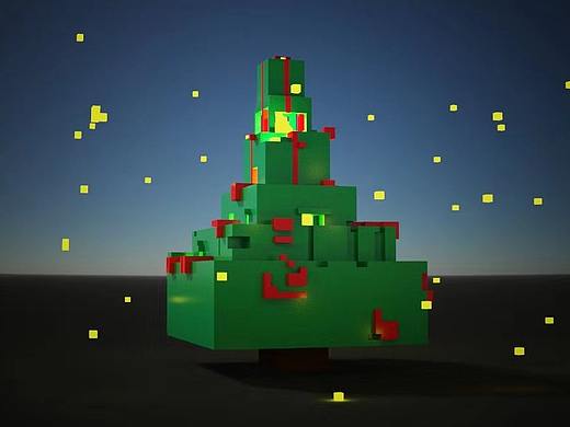 3D圣誕樹(shù)小玩意兒（個(gè)人主頁(yè)-ZNDIwOTE1NTI=） - 其他三維 - 站酷設(shè)計(jì)師桔醬做點(diǎn)啥原創(chuàng)素材 - 站酷ZCOOL