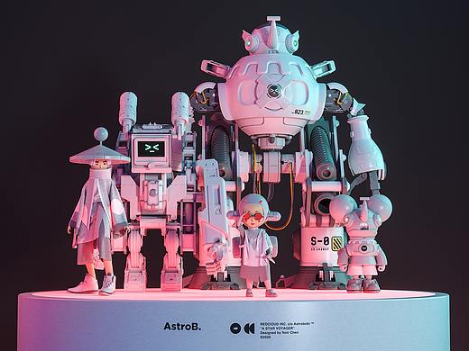 宇宙波比IP限量潮玩