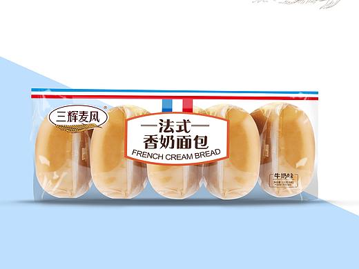 三辉麦风法式小面包 包装设计