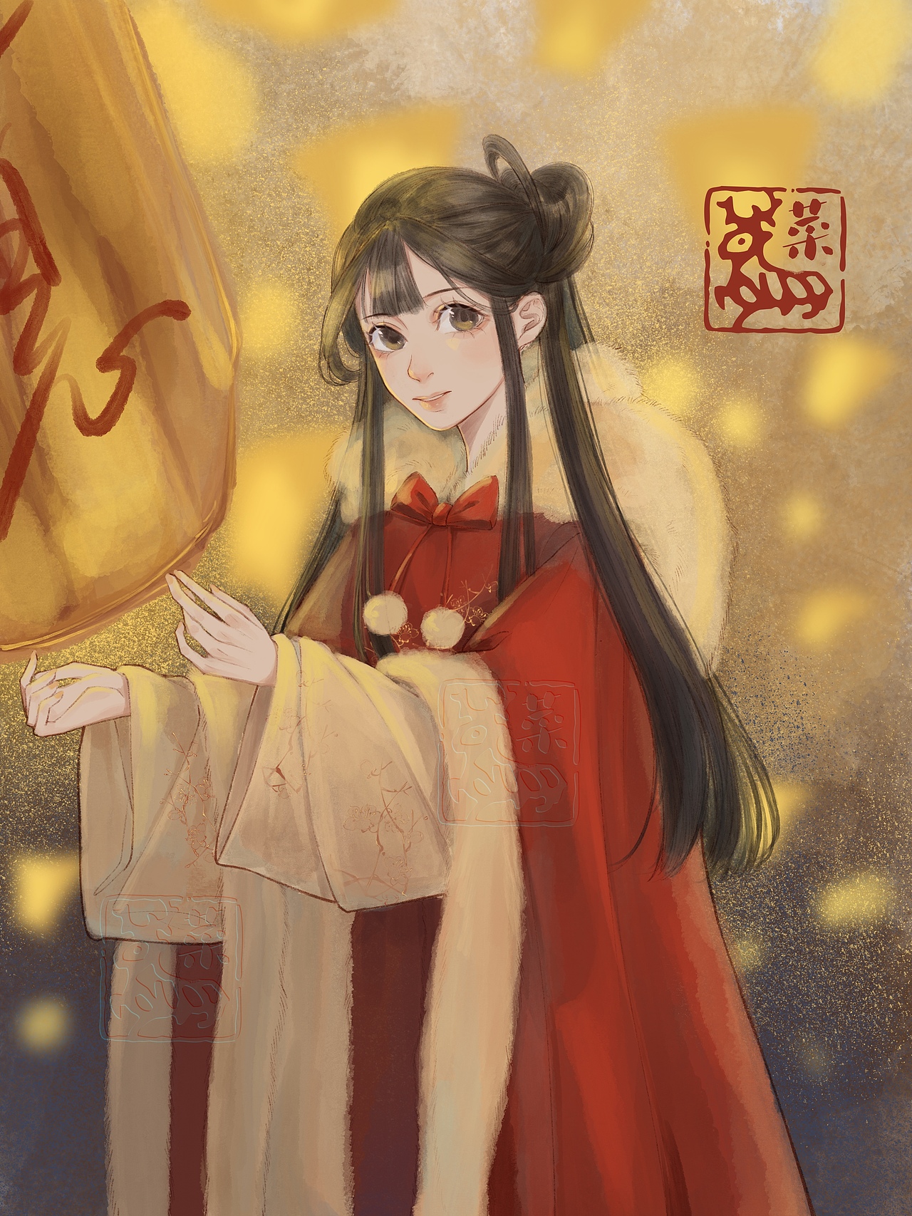 古风绘制（图ZMzI1MTYwNjQ0） - 商业插画 - 站酷设计师菜芽子让我安静的原创素材 - 站酷ZCOOL