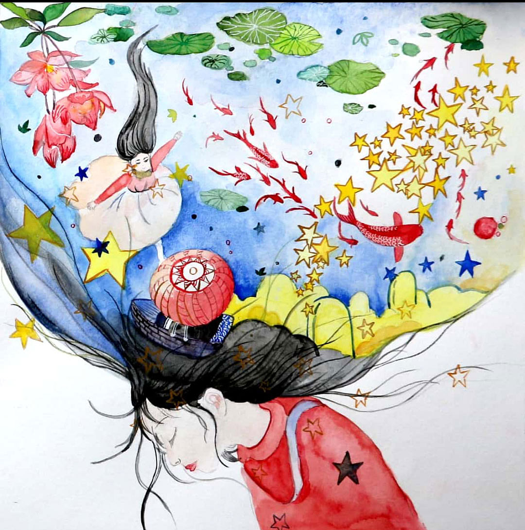 手绘（图ZMTkyMjQwNDAw） - 艺术插画 - 站酷设计师哈哈aaa原创素材 - 站酷ZCOOL