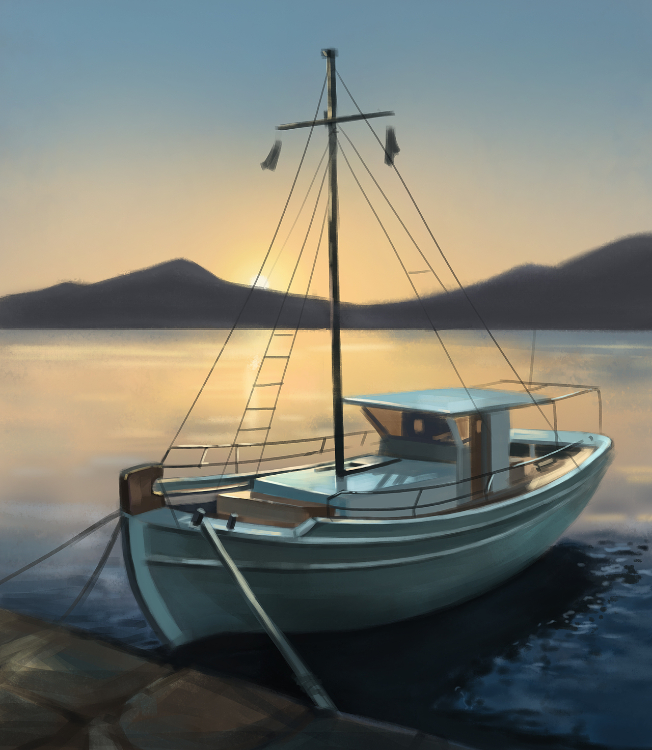 场景|插画|游戏原画|azhl_原创作品-站酷zcool