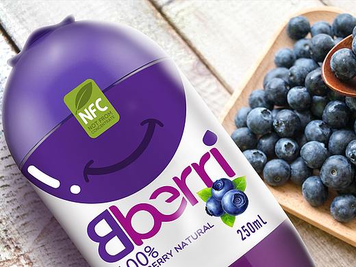 Bberri蓝莓汁包装设计