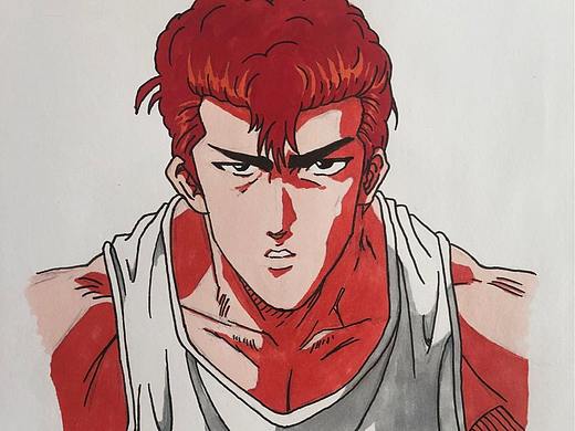 那些青春记忆——樱木花道（个人主页-ZMzE4ODE3NTY=） - 创作习作 - 站酷设计师SeelyRan原创素材 - 站酷ZCOOL