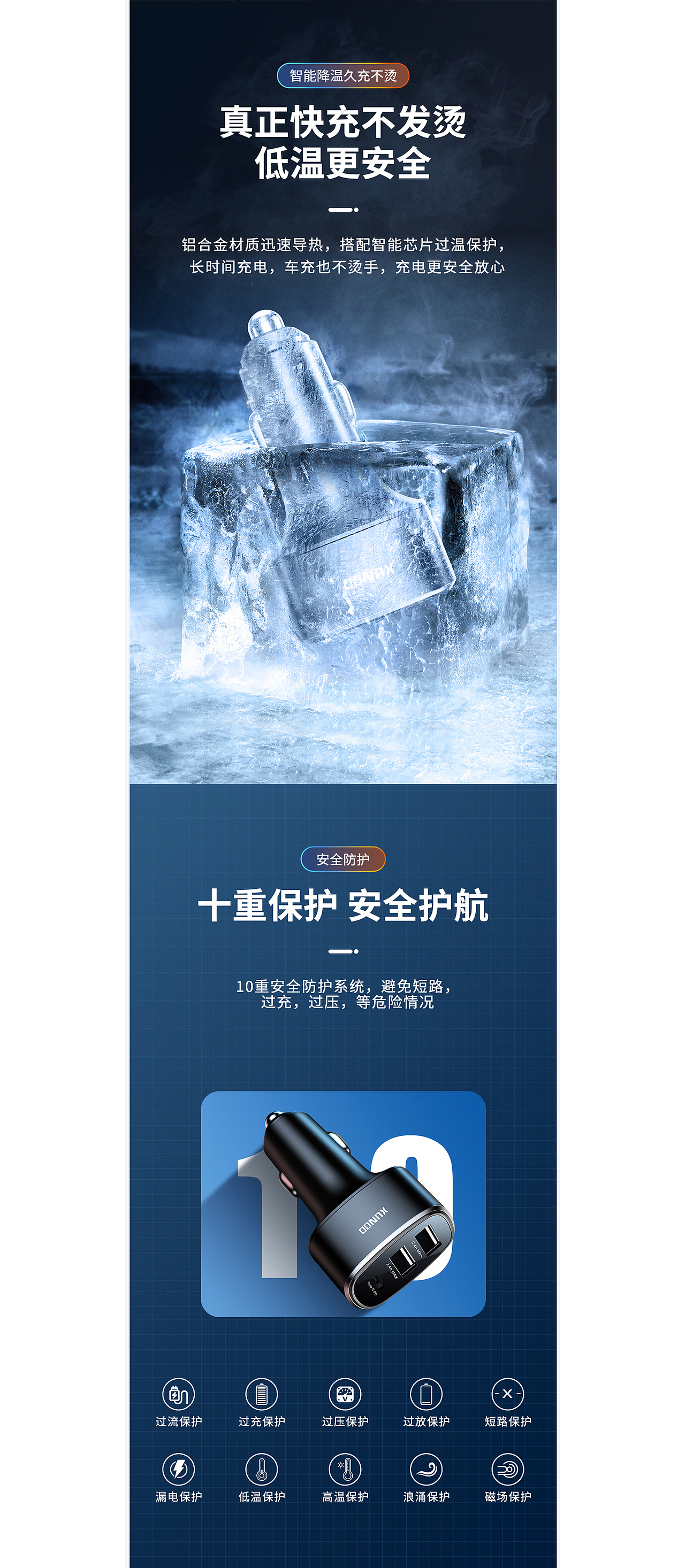 车载 车充/车充详情（图ZMjgyMDg0NDU2） - 电商 - 站酷设计师密得林原创素材 - 站酷ZCOOL