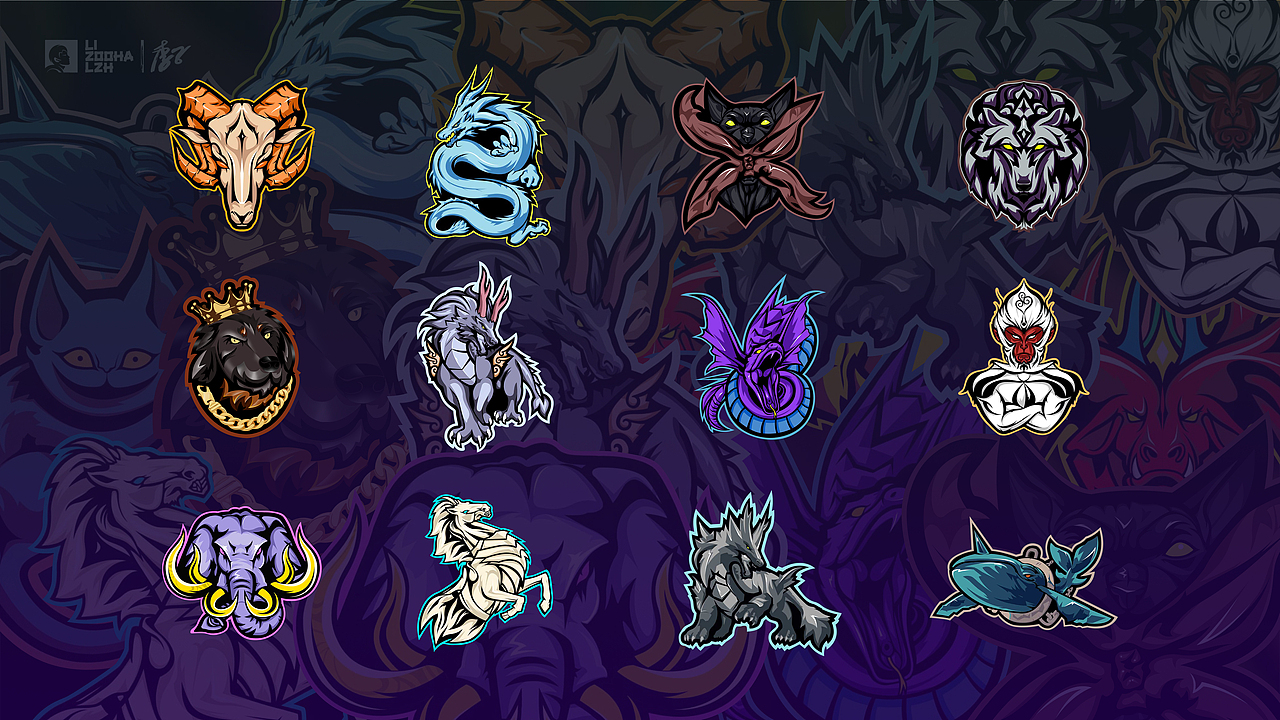 野兽（图ZMjkzOTIxMjg0） - 商业插画 - 站酷设计师Zooha原创素材 - 站酷ZCOOL