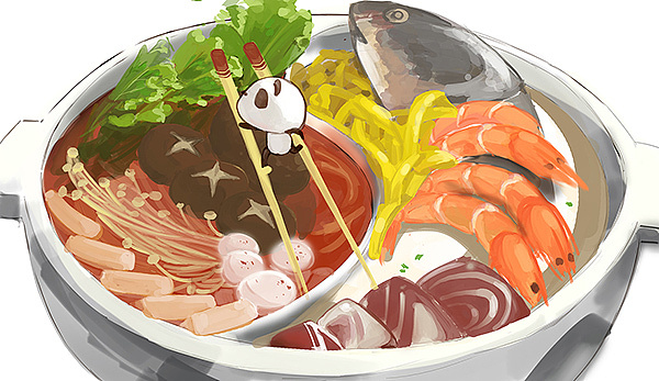 熊猫插画!系列一:四川