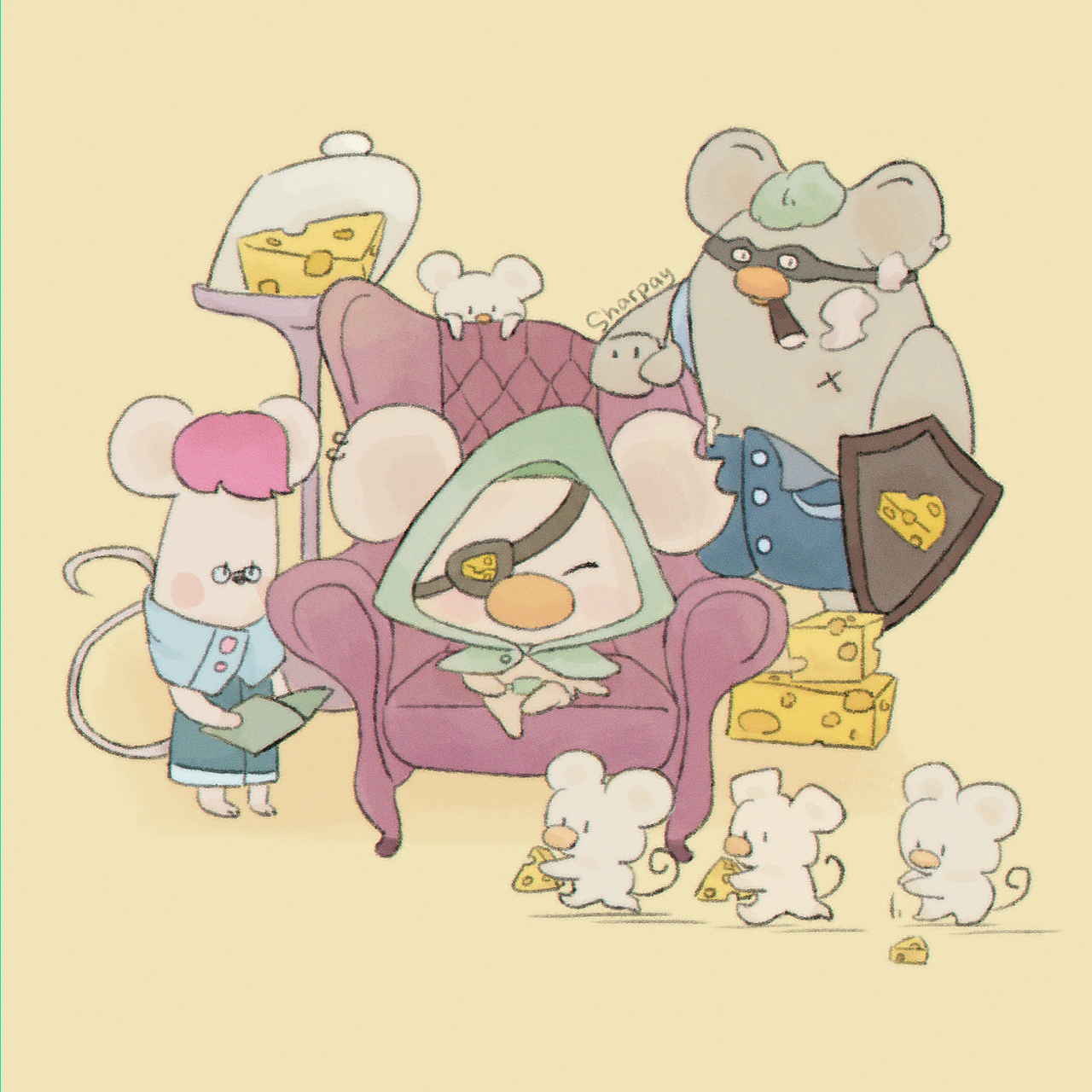 猫咪不在家老鼠称霸王