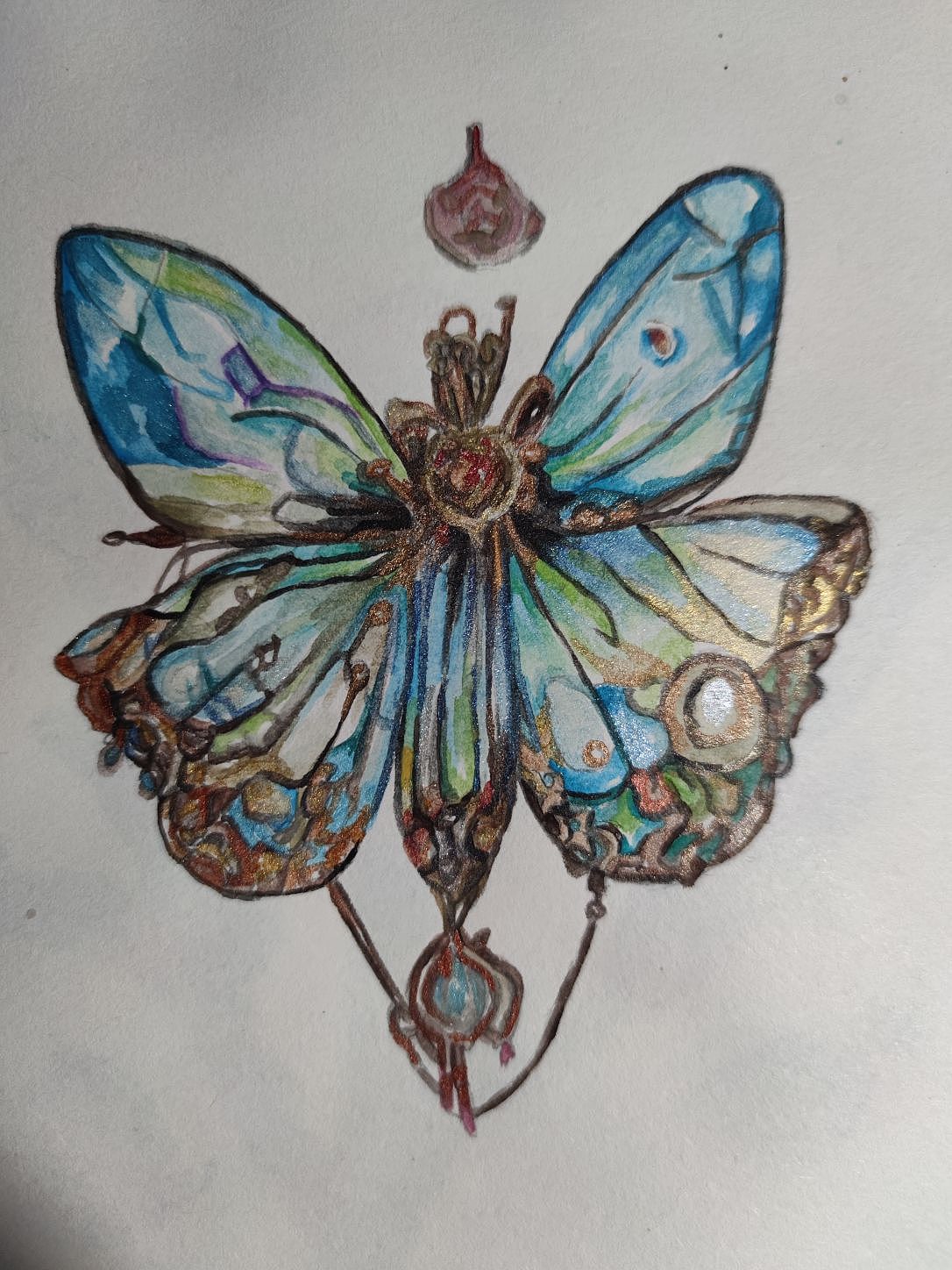 蜉蝣解语(临摹)