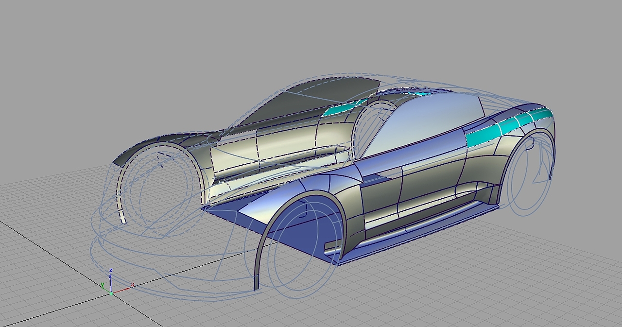 Porsche-Mission-E纯效果图Alias建模教程（图ZOTM3OTYxMTI=） - 机械/交通 - 站酷设计师Adleyou原创素材 - 站酷ZCOOL