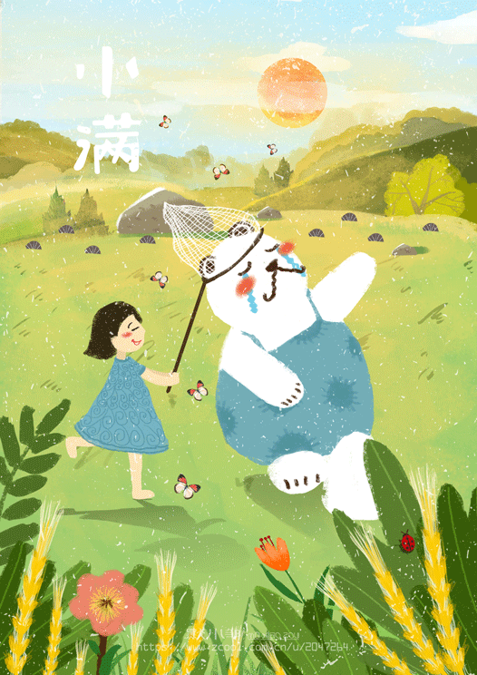 24节气（图ZMTk4Mjc4NjY4） - 儿童插画 - 站酷设计师默小邹原创素材 - 站酷ZCOOL