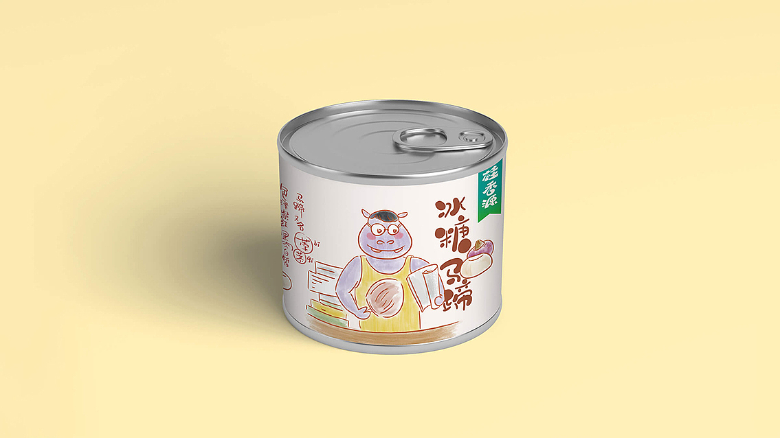 桂香源水果罐头品牌与包装设计 X 张晓宁（图ZMTI5Mjg0NDc2） - 包装 - 站酷设计师张晓宁原创素材 - 站酷ZCOOL