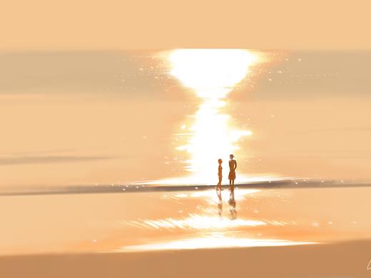 捕捉正午阳光下的甜蜜