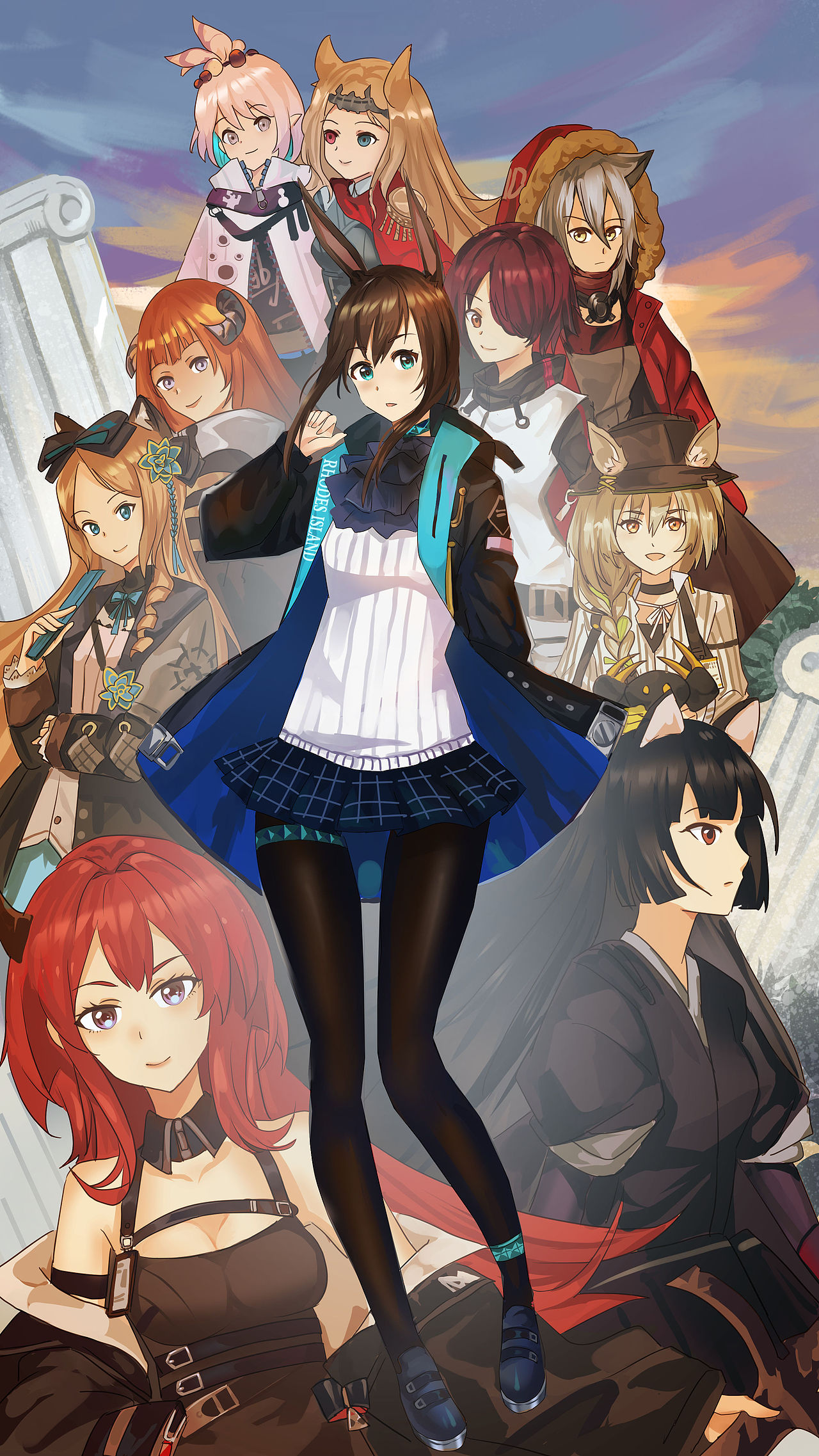 二次元动漫24节气图绘画