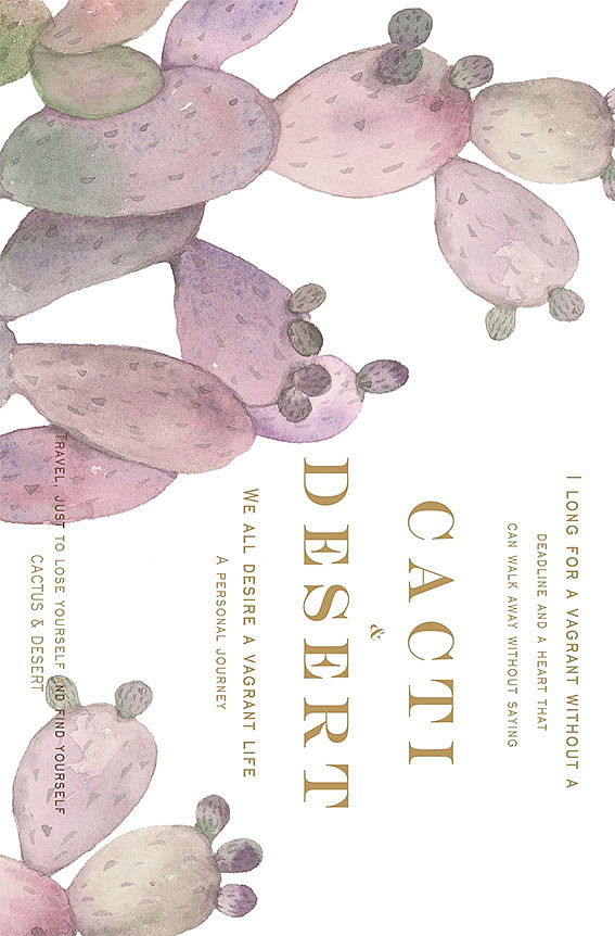 小清新水彩仙人掌 明信片多图（图ZMTI4NjgwNzc2） - 商业插画 - 站酷设计师弯总还是不会画猫原创素材 - 站酷ZCOOL