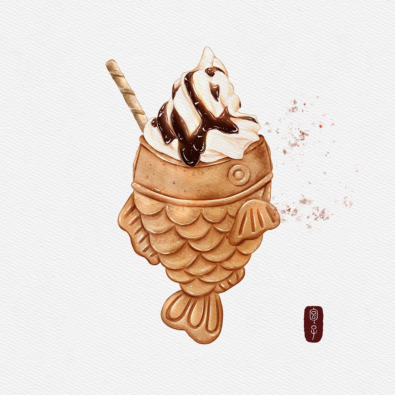 最近的一批水彩美食寫生（圖ZMjgwNjY2NzUy） - 創(chuàng)作習作 - 站酷設(shè)計師包子de視覺屋原創(chuàng)素材 - 站酷ZCOOL