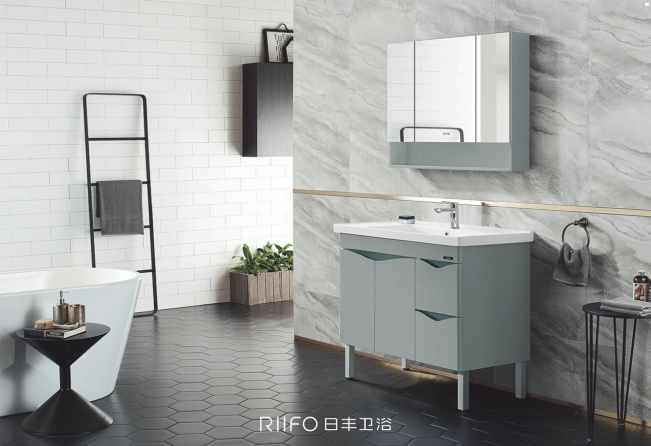日丰浴室柜精品图 浴室柜装修效果图集（图ZMTgxMDY5MzI0） - 生活用品 - 站酷设计师日丰卫浴YY原创素材 - 站酷ZCOOL