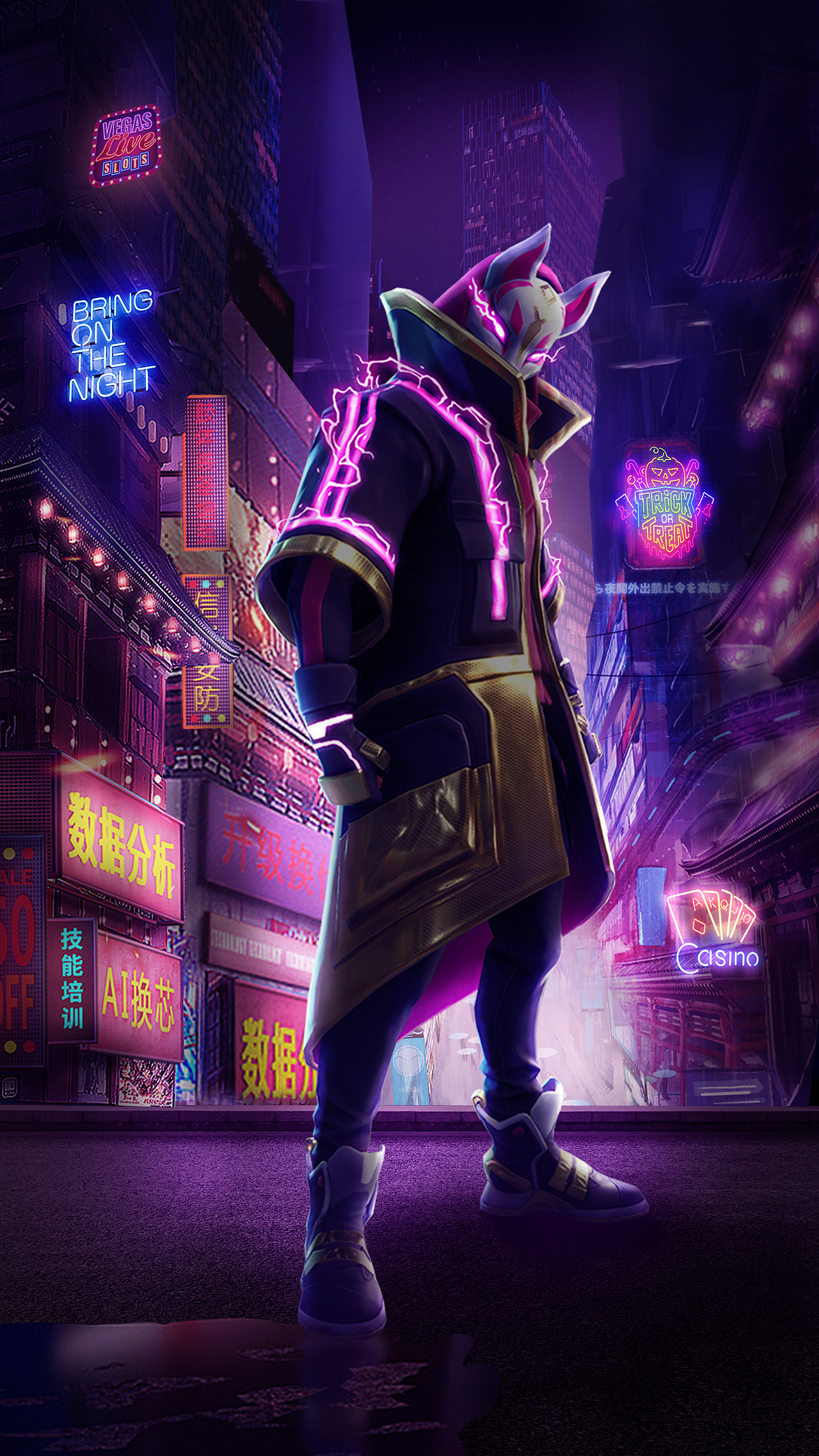 赛博朋克2077游戏宣传海报