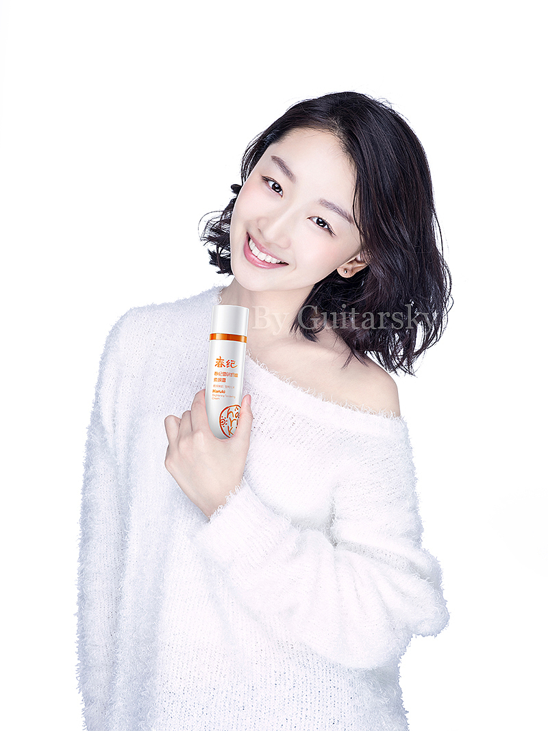 人像精修图春纪代言人周冬雨明星修图后期