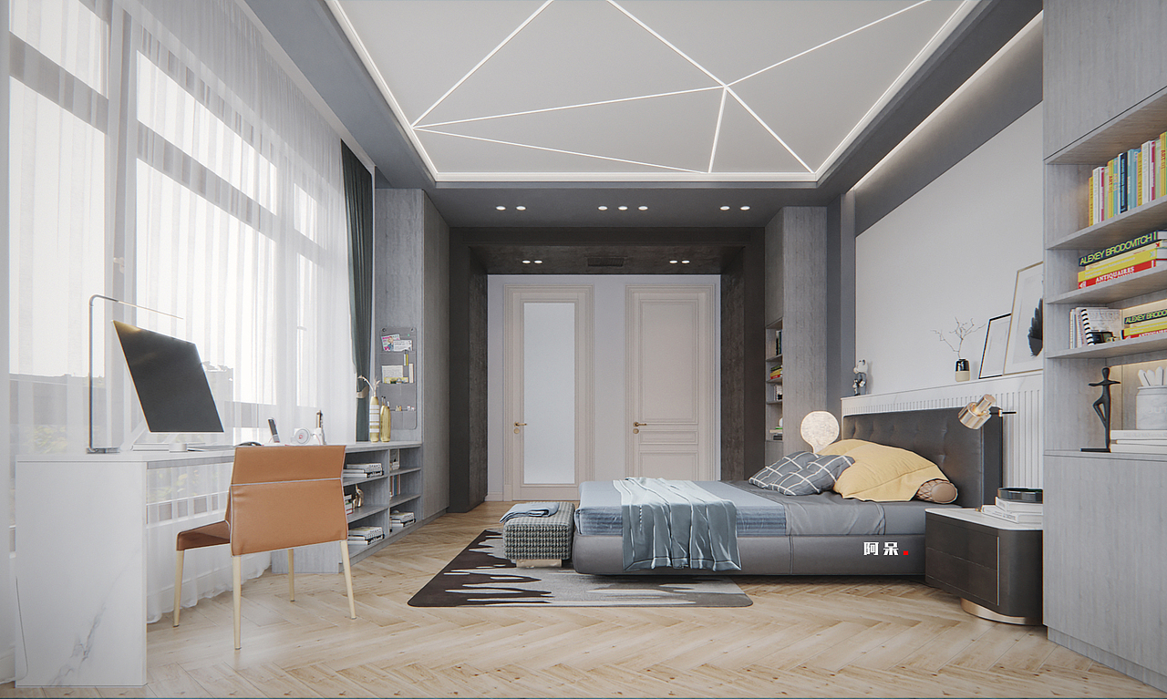 男 孩 房 ， 女 孩 房 。（图ZMTcwODIwOTYw） - 家装设计 - 站酷设计师阿呆很咸原创素材 - 站酷ZCOOL