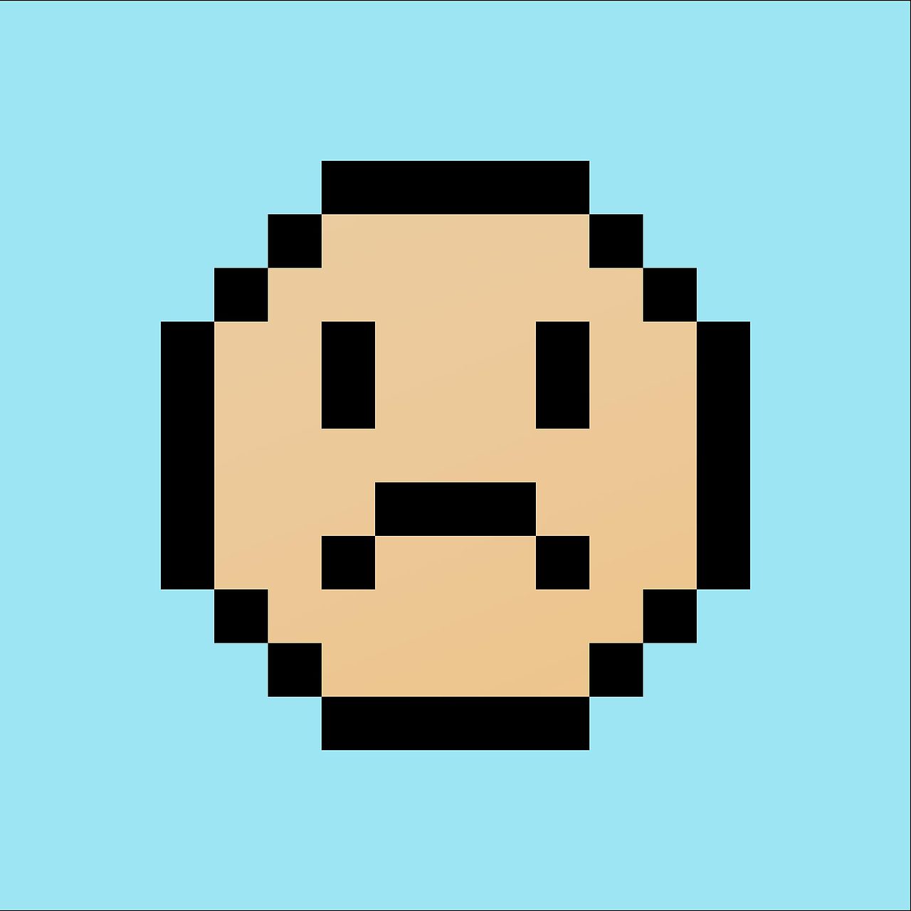 nft画这么火,老夫就来点最简单的像素表情包吧