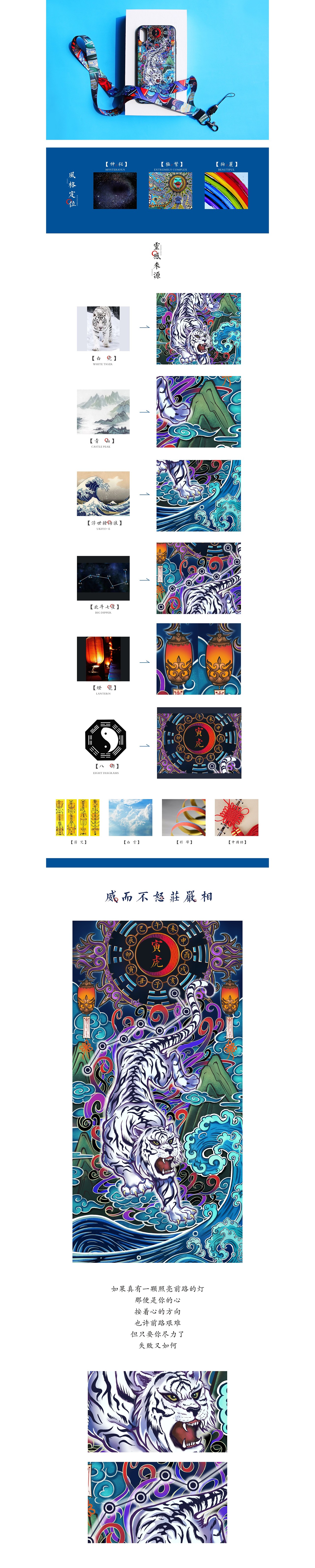 【文言东物】十二生肖之寅虎披星（图ZMTI3NjQ2MDM2） - 商业插画 - 站酷设计师blackrows原创素材 - 站酷ZCOOL