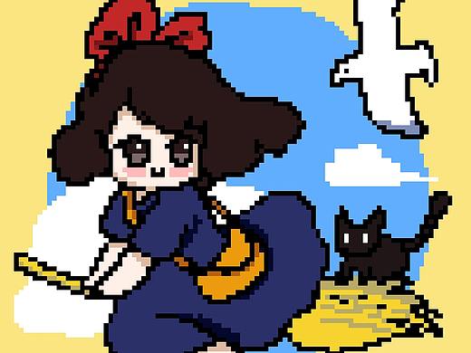 像素畫練習(xí)（個(gè)人主頁-ZMzU1NTAwNTI=） - 像素畫 - 站酷設(shè)計(jì)師余大方原創(chuàng)素材 - 站酷ZCOOL