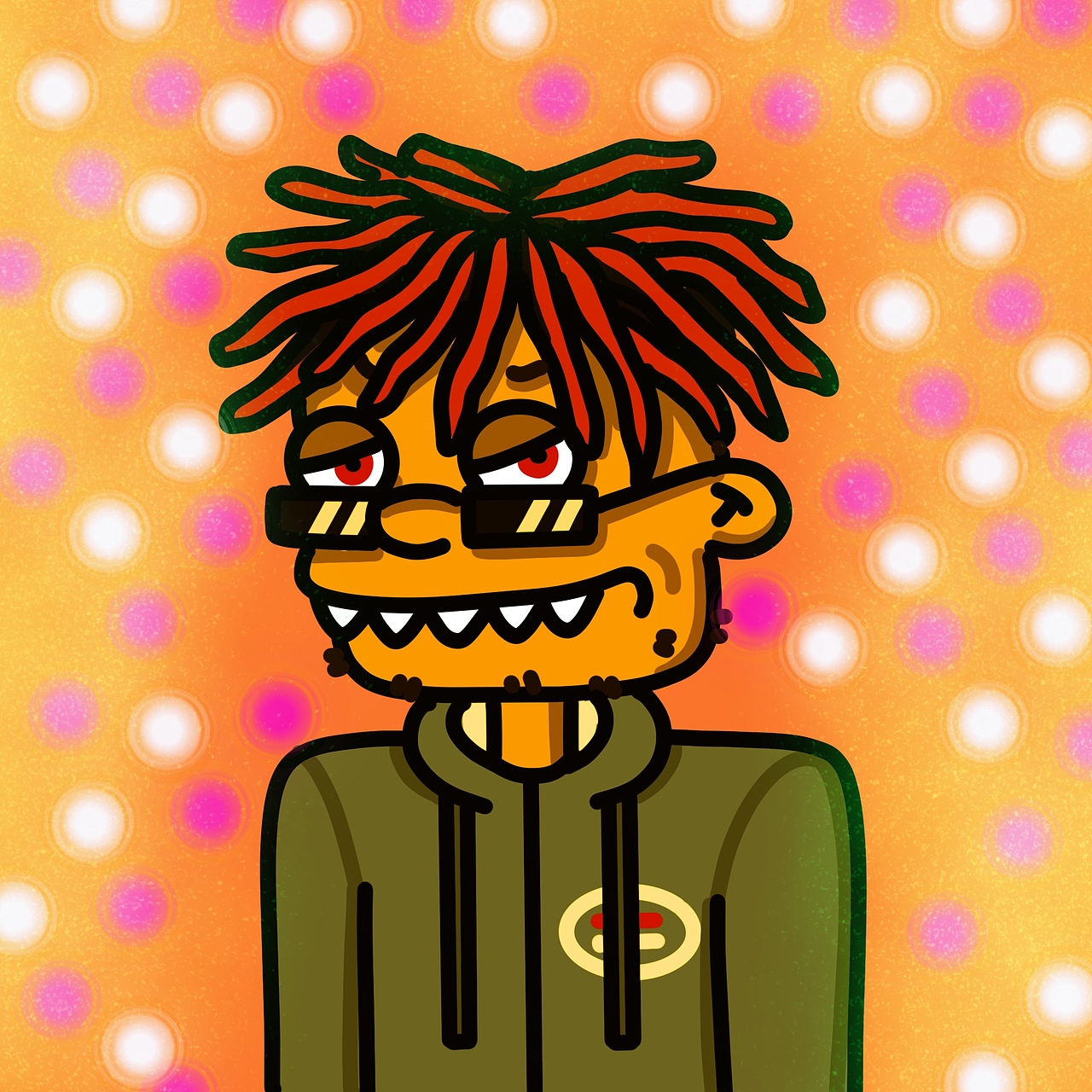 《红眼病百人斩斩斩》（图ZMjcxOTE0OTY4） - 艺术插画 - 站酷设计师毛毛毛毛密密麻麻原创素材 - 站酷ZCOOL