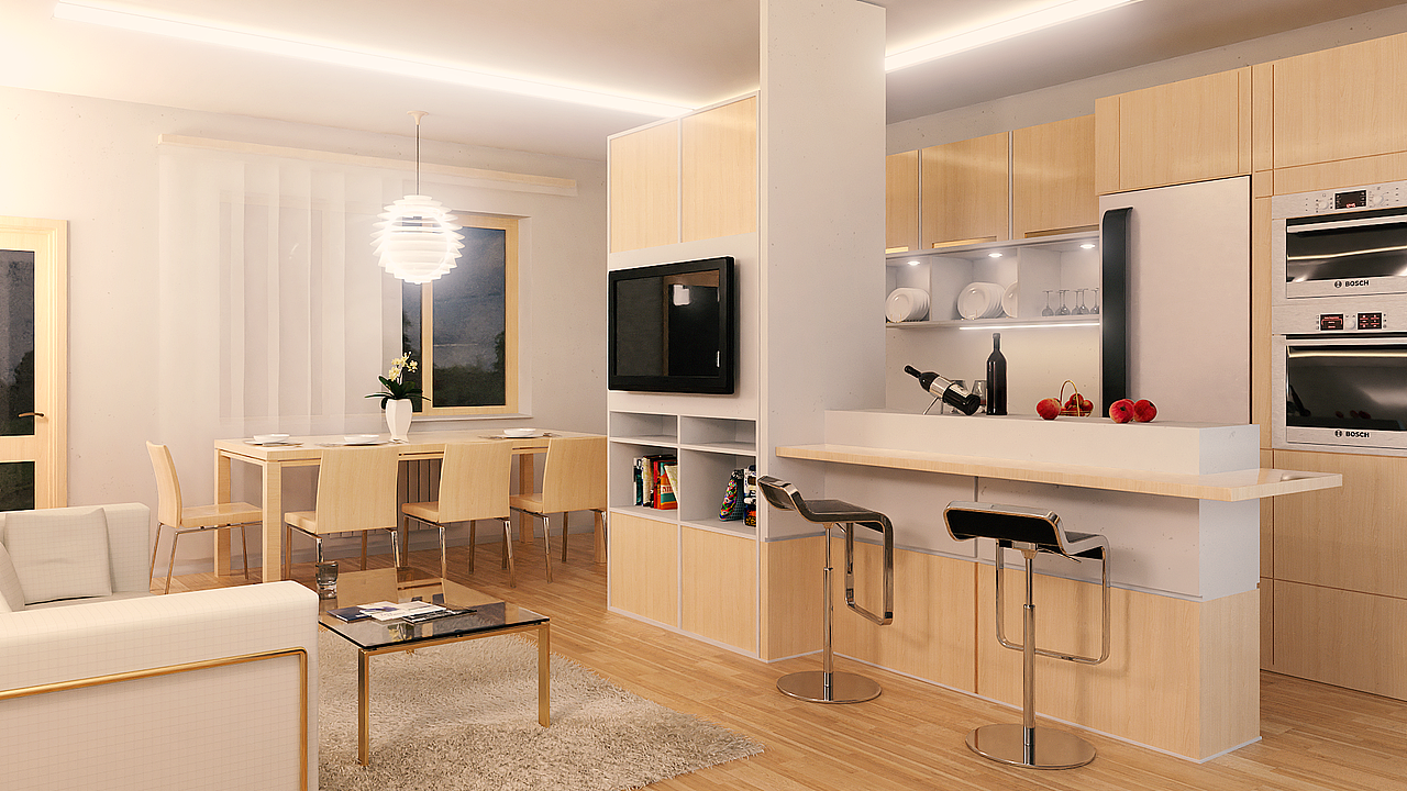 c4d octane室内渲染打光练习（图ZMjIzOTEzODc2） - 场景 - 站酷设计师班长Captain原创素材 - 站酷ZCOOL