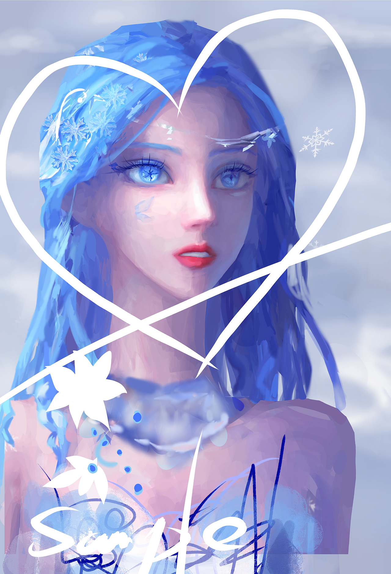 ❄️（图ZMzk4MTAxMzA4） - 商业插画 - 站酷设计师洇白原创素材 - 站酷ZCOOL