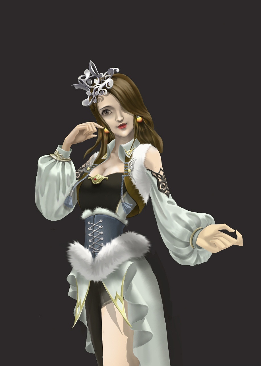 欧美风的御姐|插画|游戏原画|阿余小小明 - 原创作品 - 站酷 (zcool)