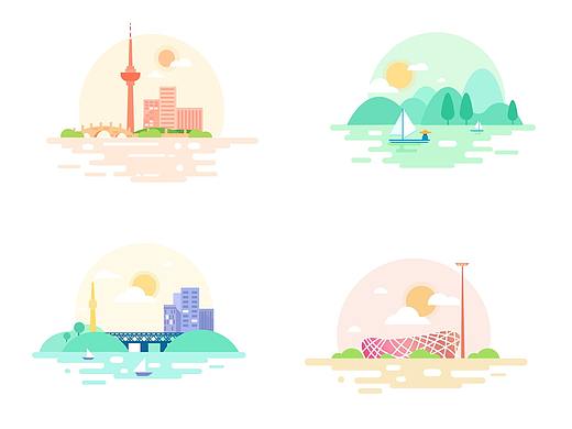 UI天气插画