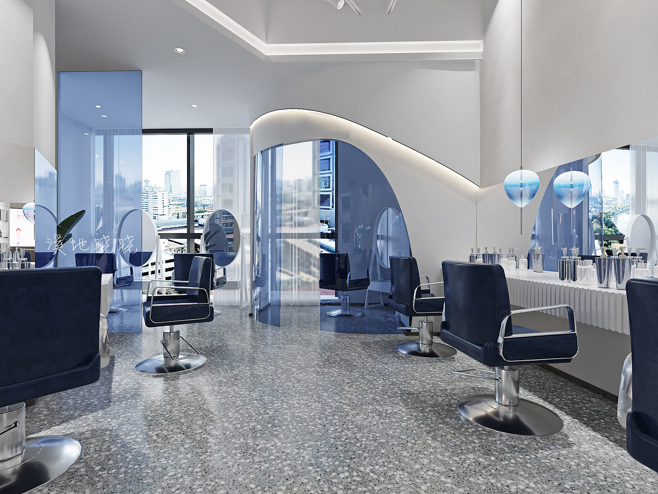 简约时尚理发店
