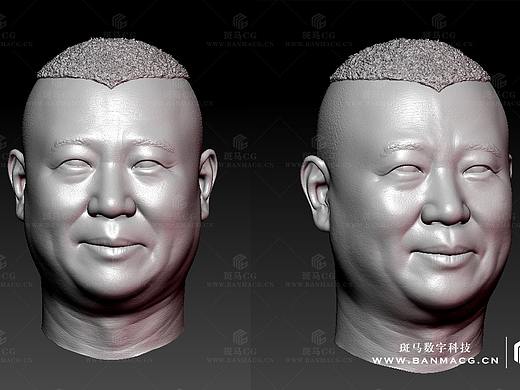 郭德纲  三维模型 雕塑 兵人