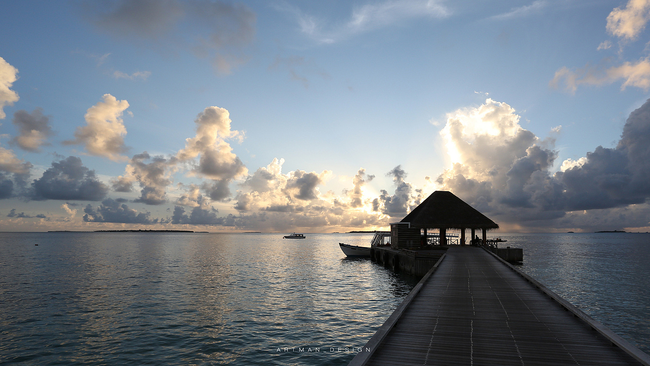 第二个早上,在岛屿的另一边看日出。