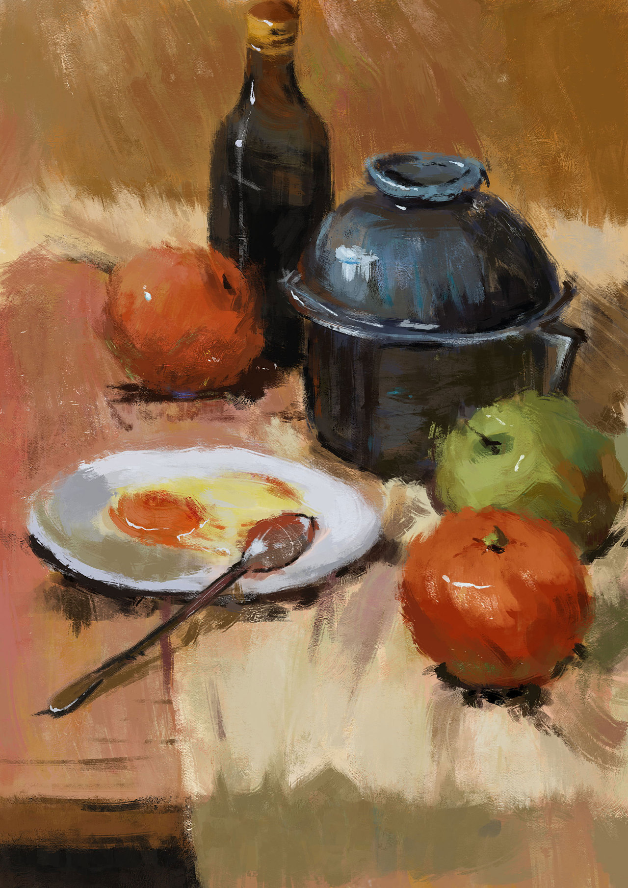 静物|纯艺术|绘画|z11964025 - 临摹作品 - 站酷 (zcool)