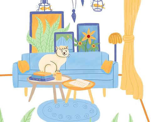 夢(mèng)幻的房子生活（個(gè)人主頁(yè)-ZNTYwNzM4MDA=） - 創(chuàng)作習(xí)作 - 站酷設(shè)計(jì)師南巢Li原創(chuàng)素材 - 站酷ZCOOL