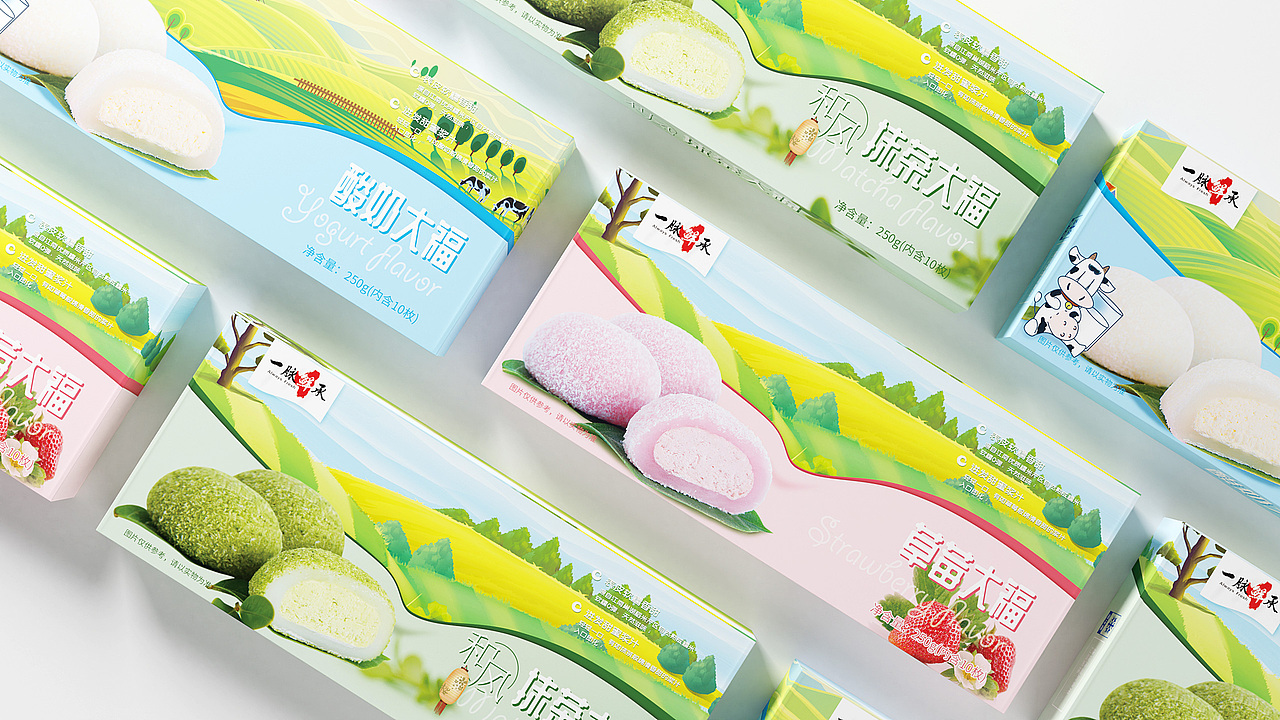 大福 | 甜品包装设计 | 日式点心