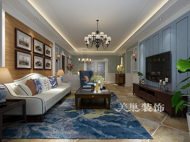 金水湾120年轻美式风,现代人的随意不羁生活态度