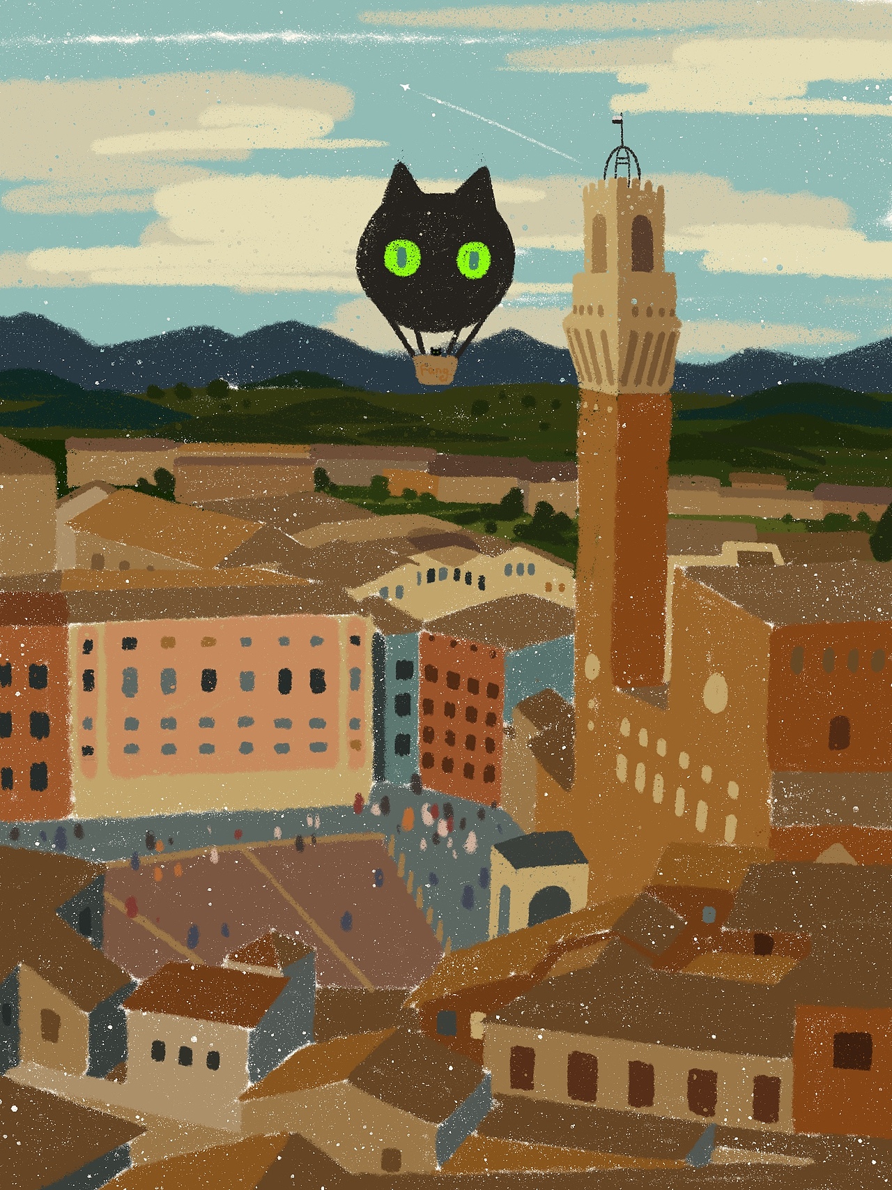 世界旅行中的黑尾（图ZMjE1NzY1NDgw） - 创作习作 - 站酷设计师方今今原创素材 - 站酷ZCOOL