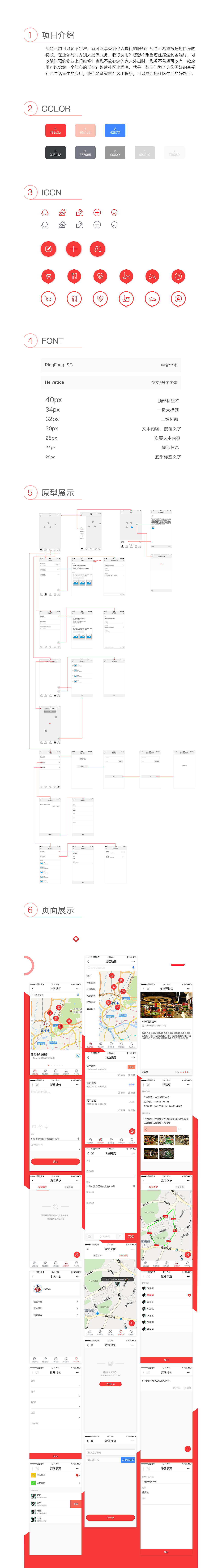 智慧社区小程序（图ZMTA1NTI2NDI4） - APP界面 - 站酷设计师Sabina_sweet原创素材 - 站酷ZCOOL