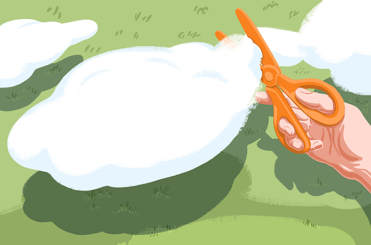 自然教育中心/自然学校/宣传插画