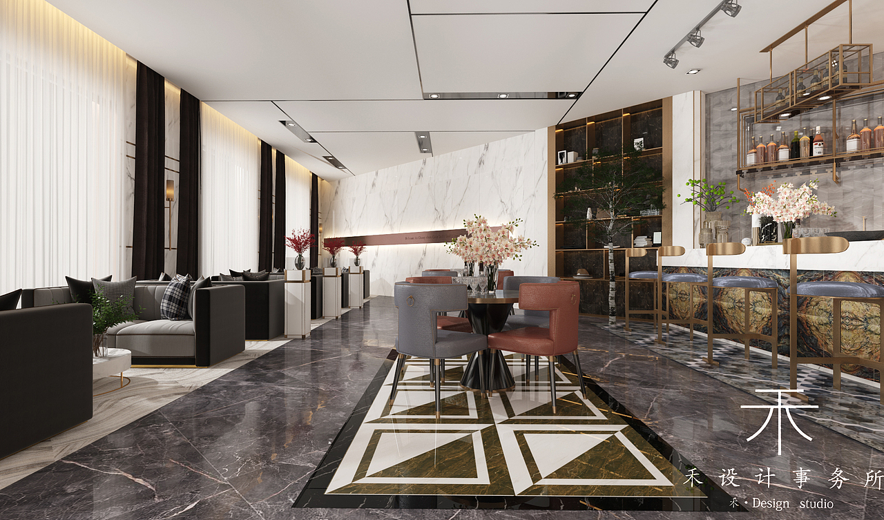 禾设计2019|售楼处设计（图ZMTY0MDYyNjU2） - 家装设计 - 站酷设计师禾设计事务所Ak原创素材 - 站酷ZCOOL