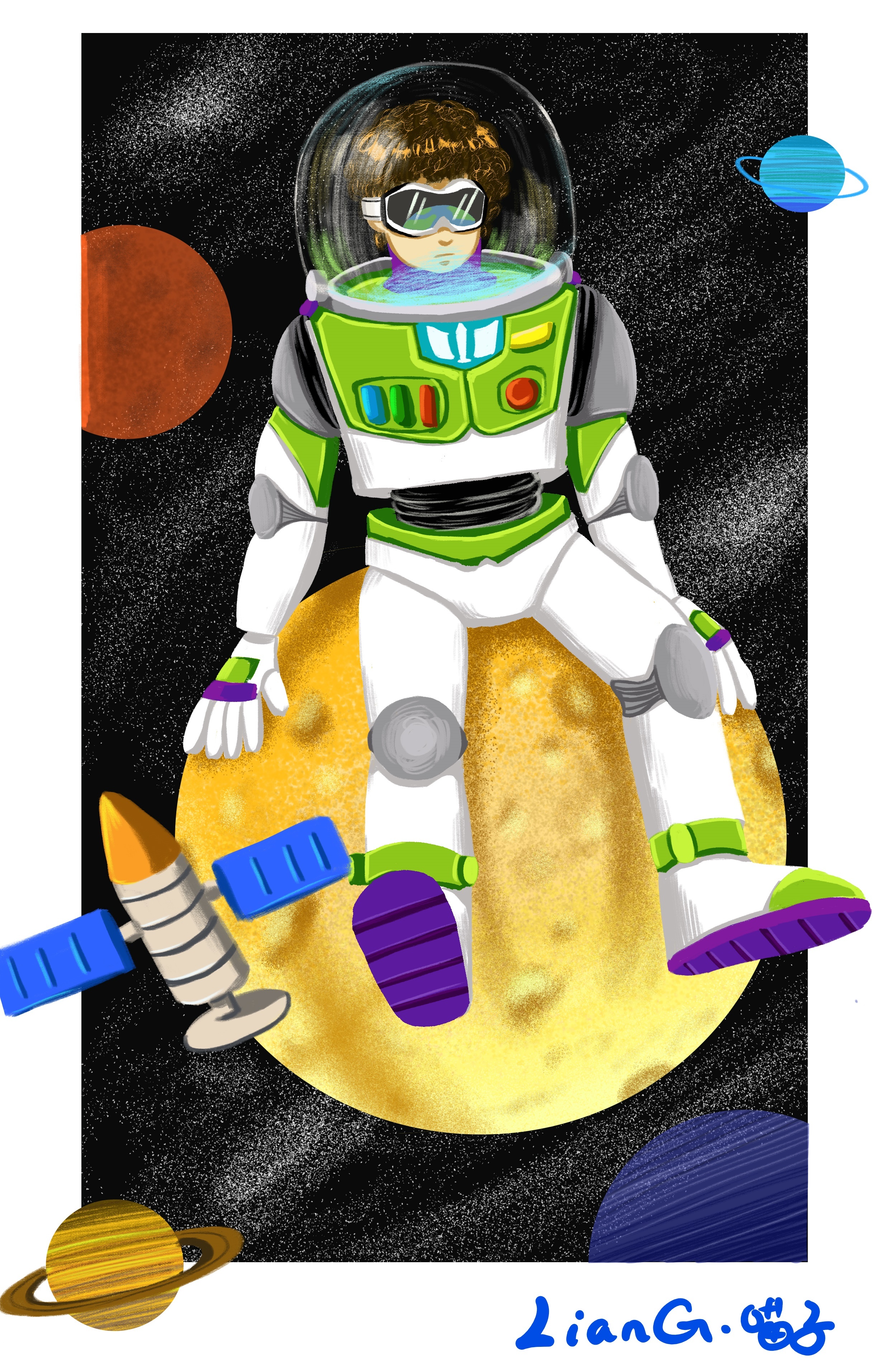 巴斯光年|插画|插画习作|喵liang - 原创作品 - 站酷 (zcool)