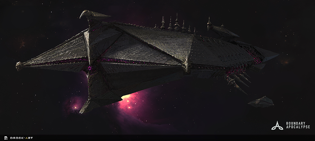 《边际启示录-西格玛战役》：“帝皇威严”号帝皇级战巡舰（传说是“空想号”舰长海因茨祖辈的战舰）