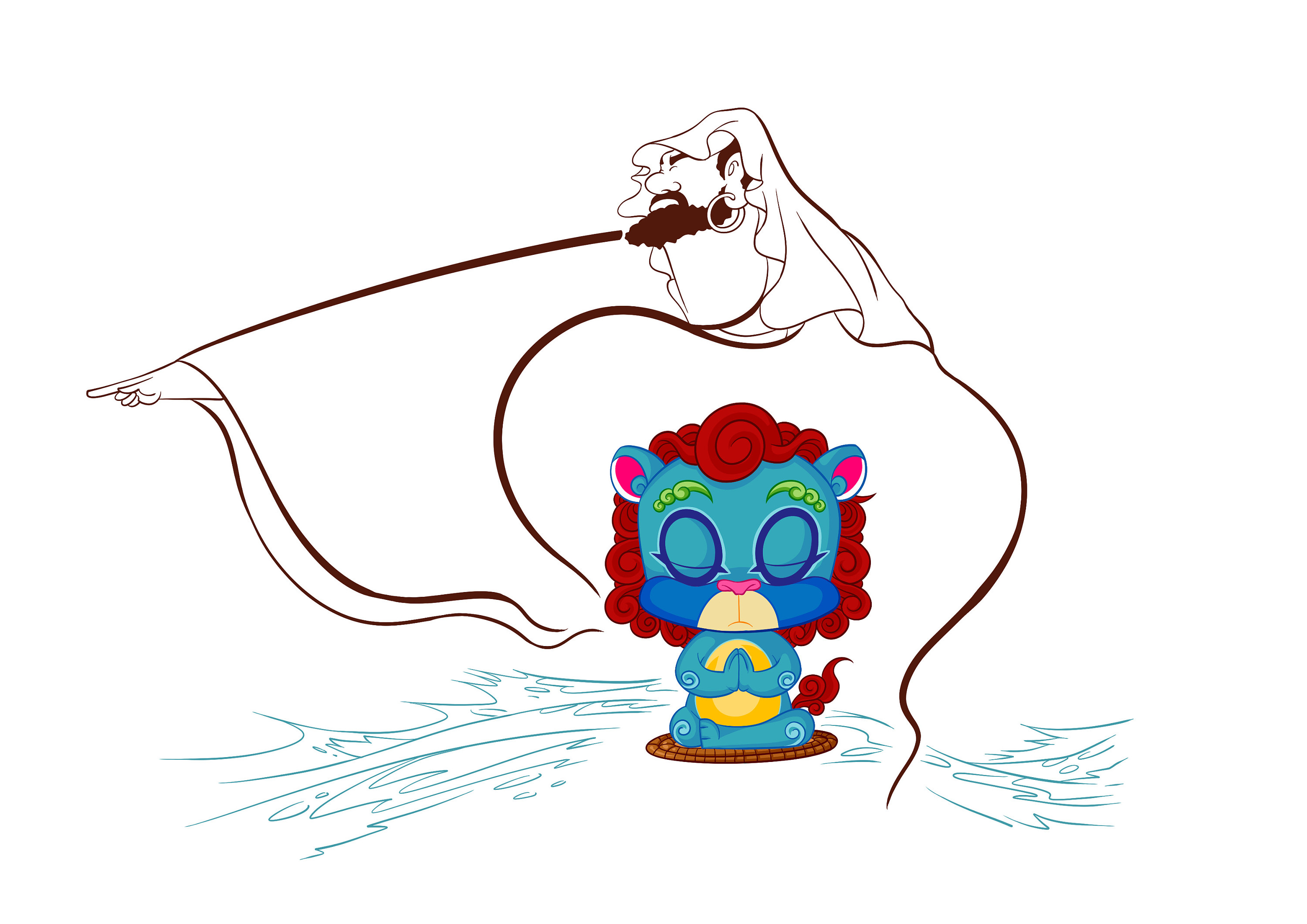 动画造型,场景部分整理 五台山文殊菩萨