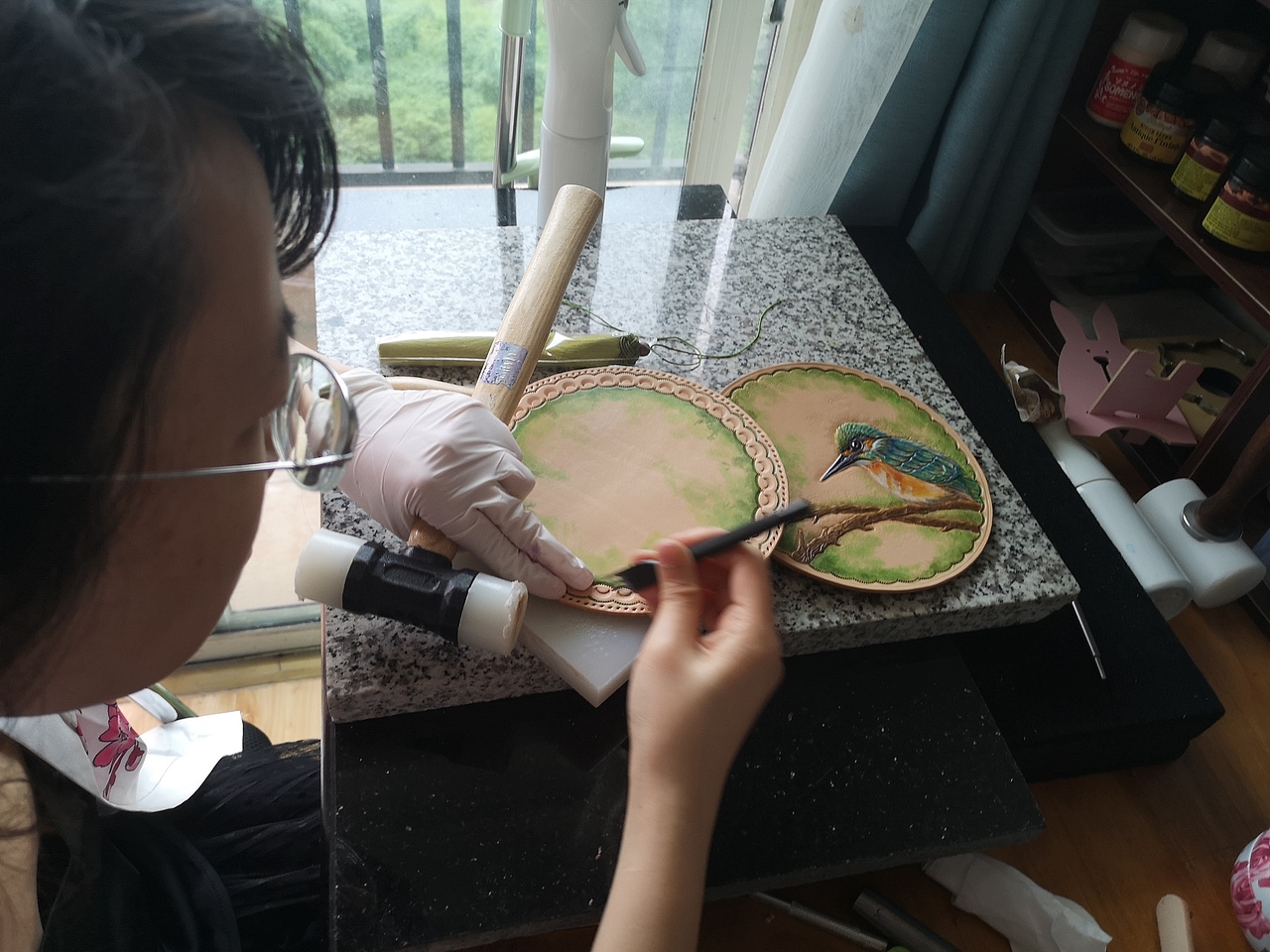 翠鳥楊柳中國風(fēng)手提包（圖ZMTY3MDk3MjMy） - 工藝品設(shè)計(jì) - 站酷設(shè)計(jì)師欏澤原創(chuàng)素材 - 站酷ZCOOL