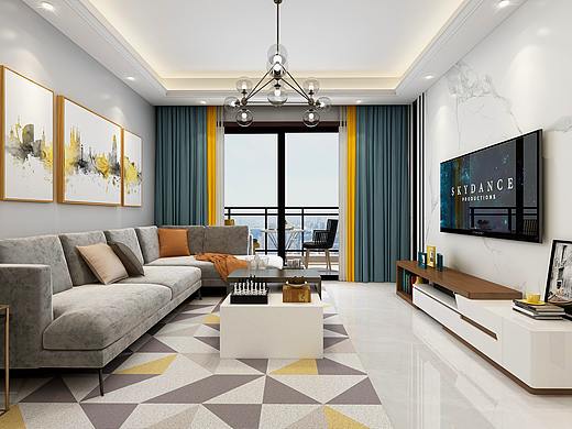 深圳装修：海安苑，现代简约风