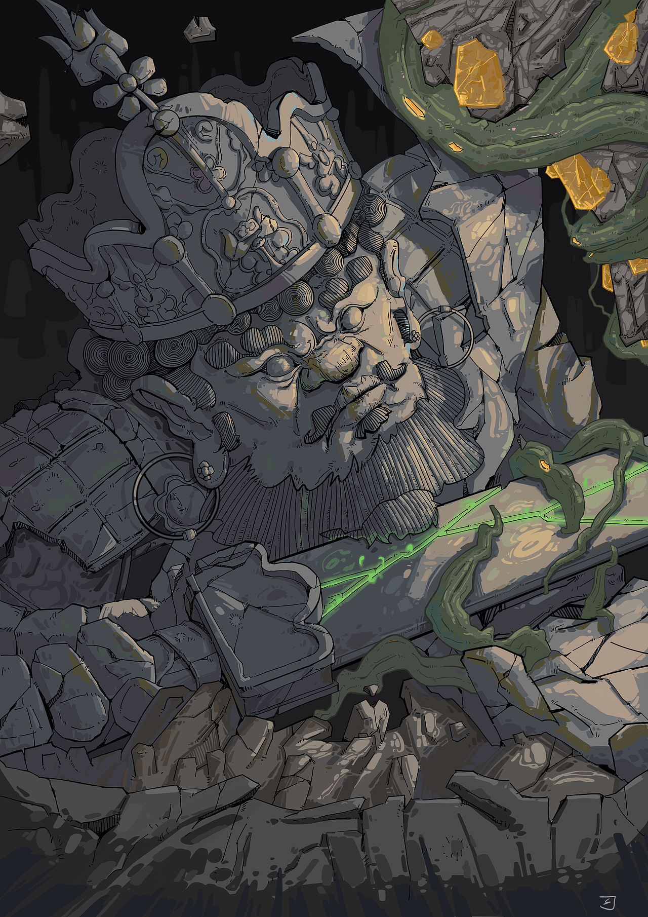 护世遗迹（图ZMzQ1MTE5ODU2） - 概念设定 - 站酷设计师江斯达原创素材 - 站酷ZCOOL