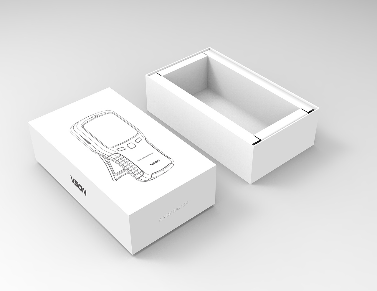 各类落地包装实物效果图